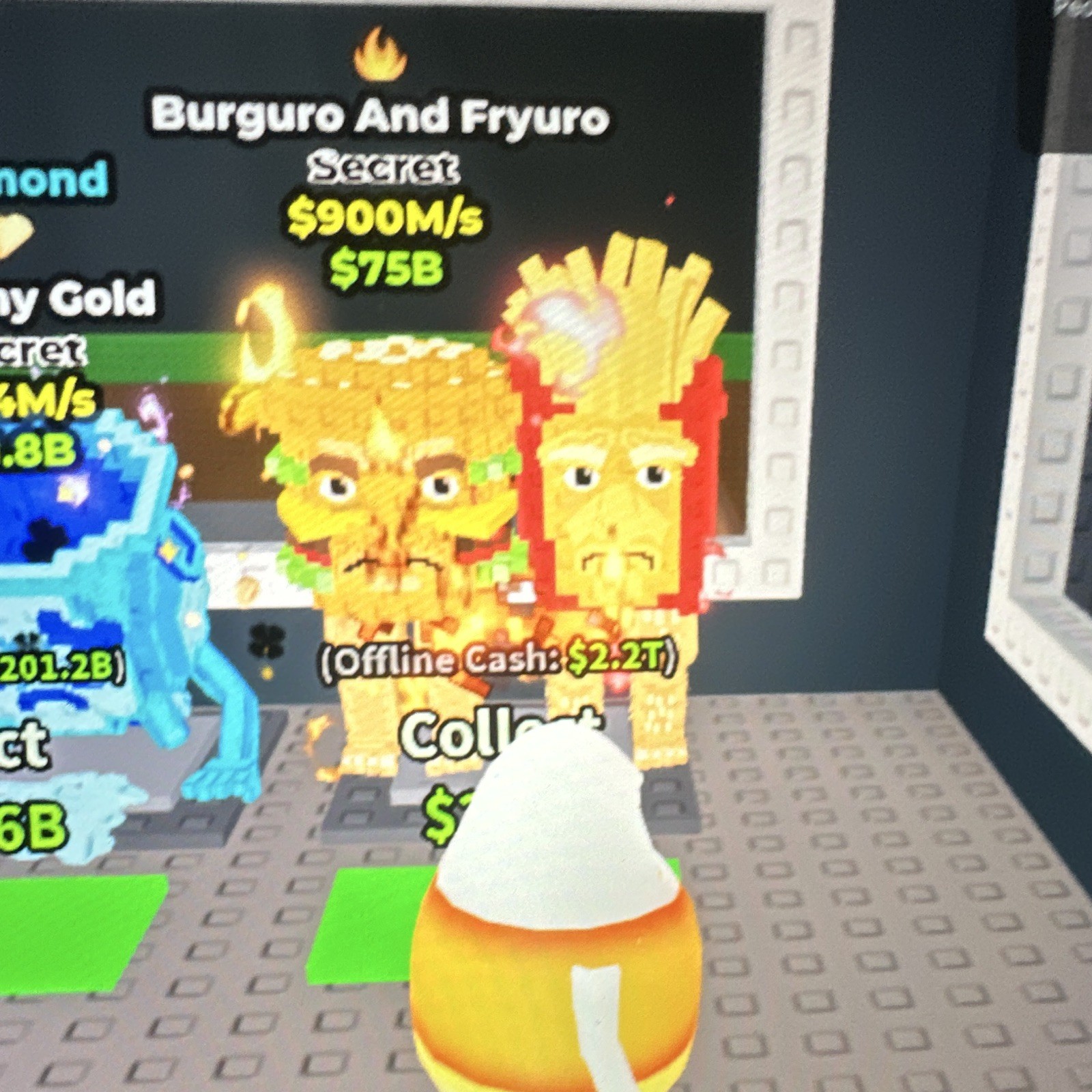 Burguro And Fryuro Secret Crypto-Collectible Offline Cash $2.2T