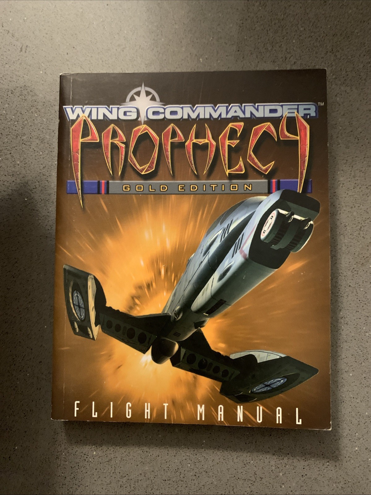 Wing Commander: Prophecy GOLD EDITION WINDOWS 95 Flight Manual ONLY