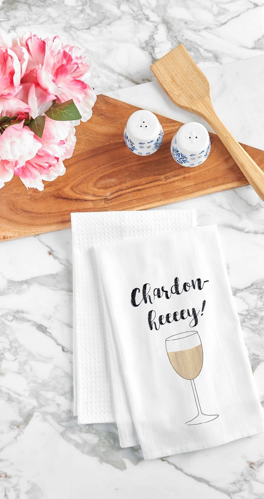 Chardon Heeey Flour Sack Cotton Kitchen Towel