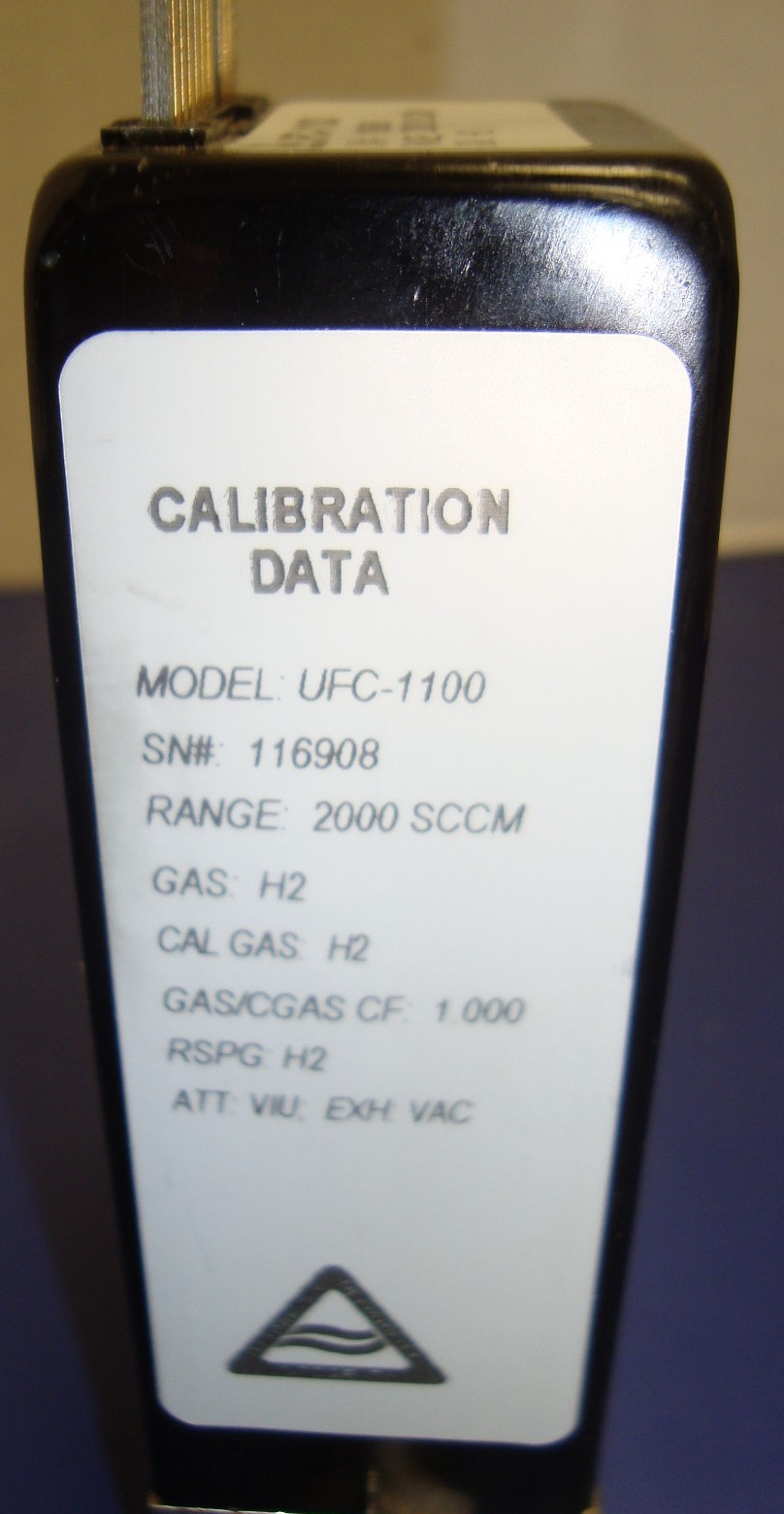 Coastal Instruments, UFC-1100, Mass Flow Controller, 2000 SCCM, H2. LOC H3
