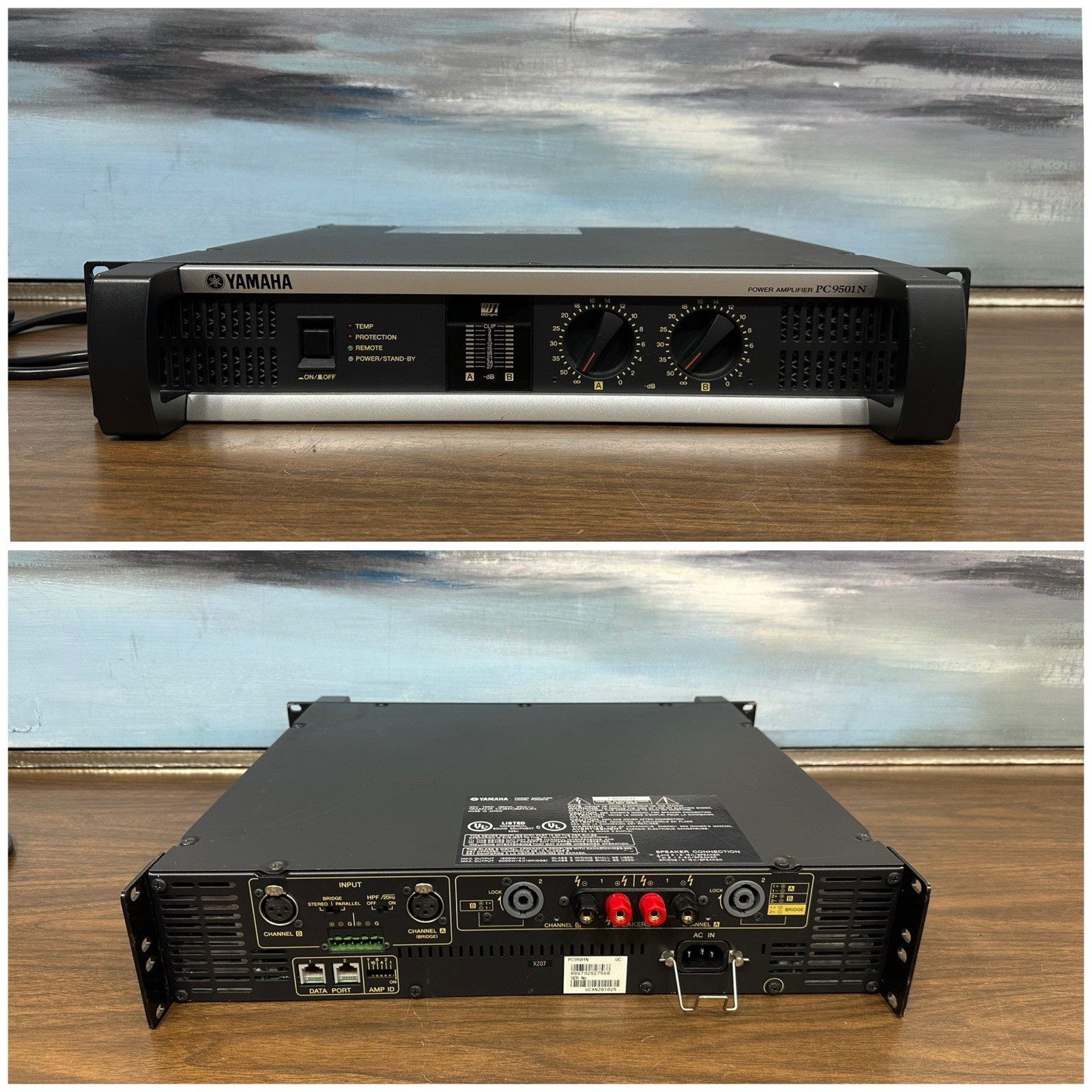 Yamaha PC9501N Power Amplifier FOR PARTS OR RESTORATION ONLY, SOLD AS-IS