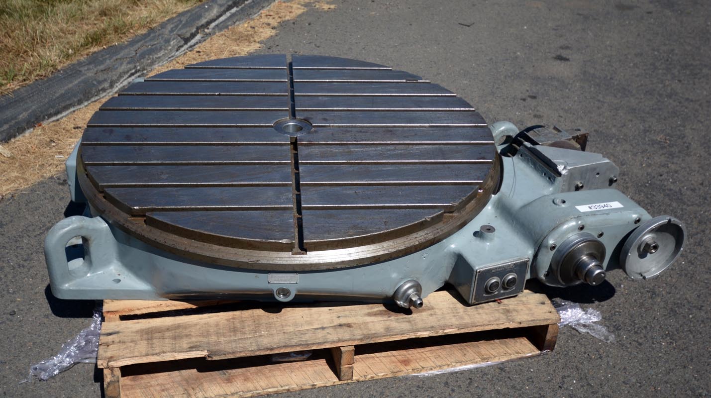 Pratt & Whitney 42" Plain Rotary Table (Inv.33940)