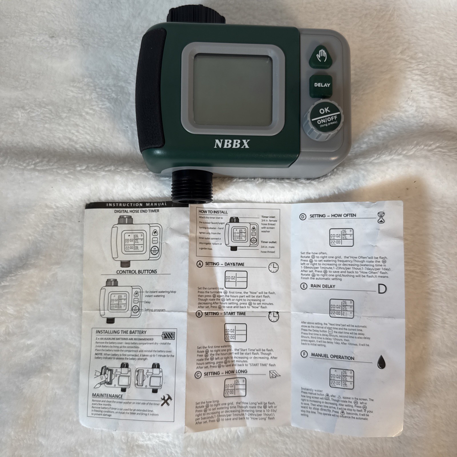 NBBX Digital Hose End Timer Battery Operated