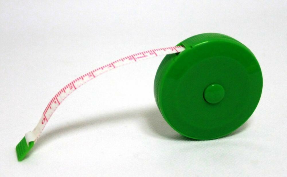 1 Tailor's Tape Measure Measuring 150 CM 60 inch Quality Fibreglass Round Green