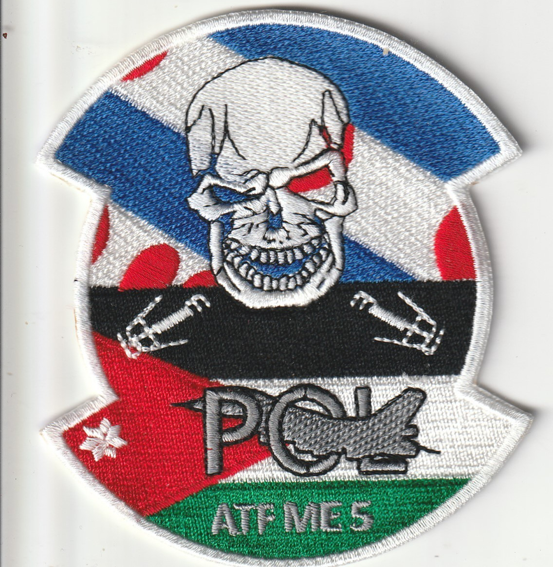 Dutch Air Force RNLAF Leeuwarden  F-16 POL ATF ME -5 patch