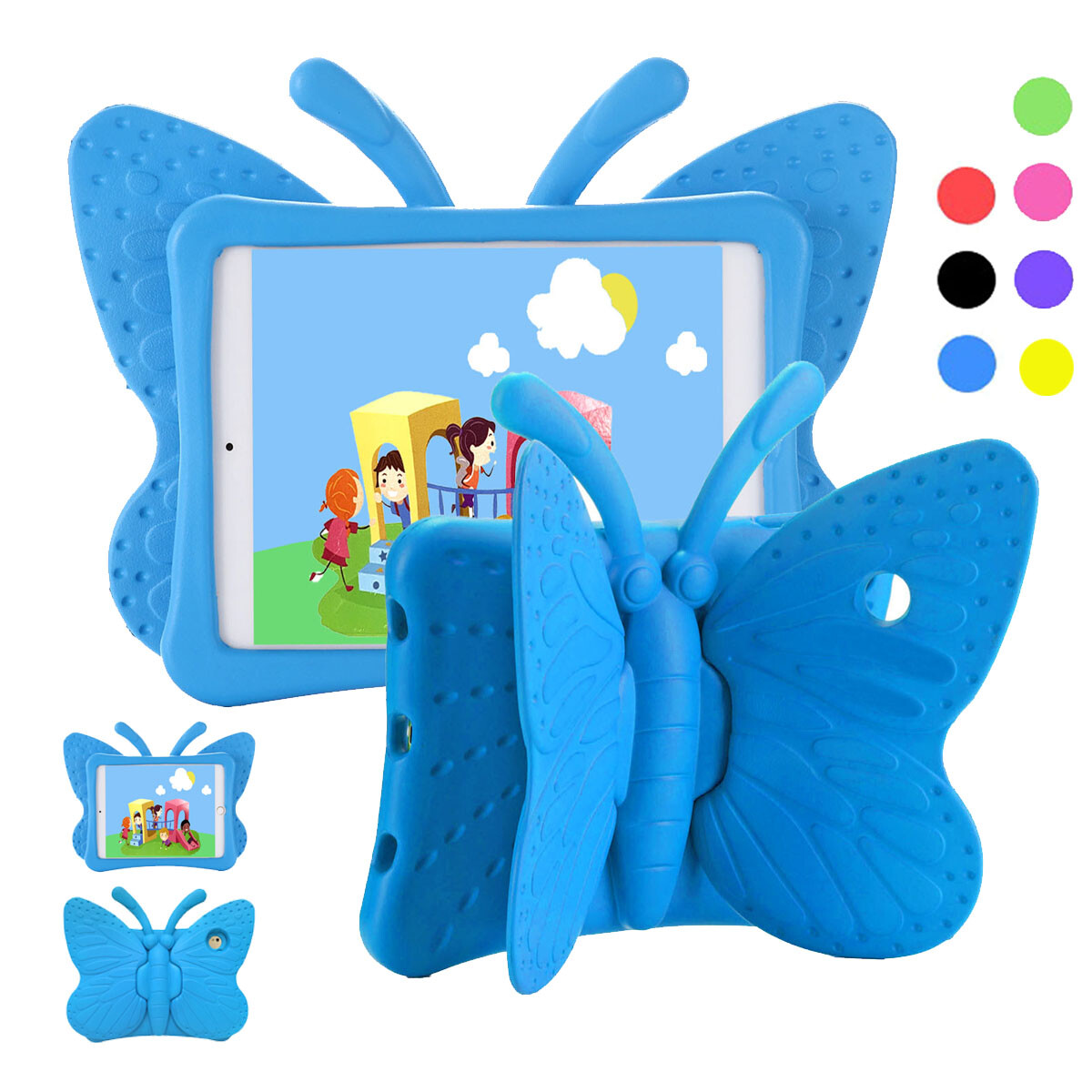 EVA Stand Case Cover For iPad A16 11th 10th 9th 8th 7th Gen Shockproof Kids Gift