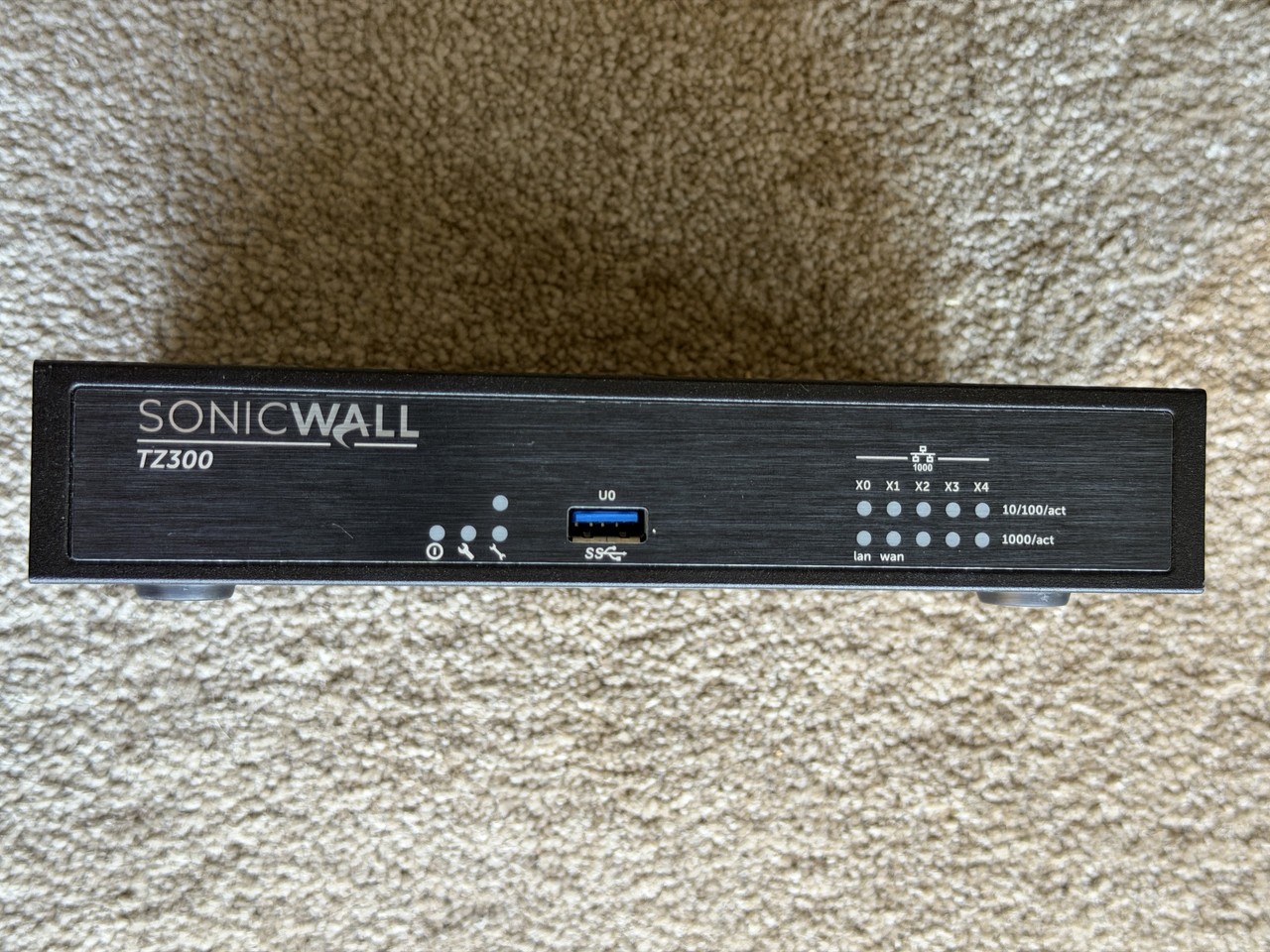 SonicWall TZ300 Firewall Network Security Appliance - Factory Reset, Used