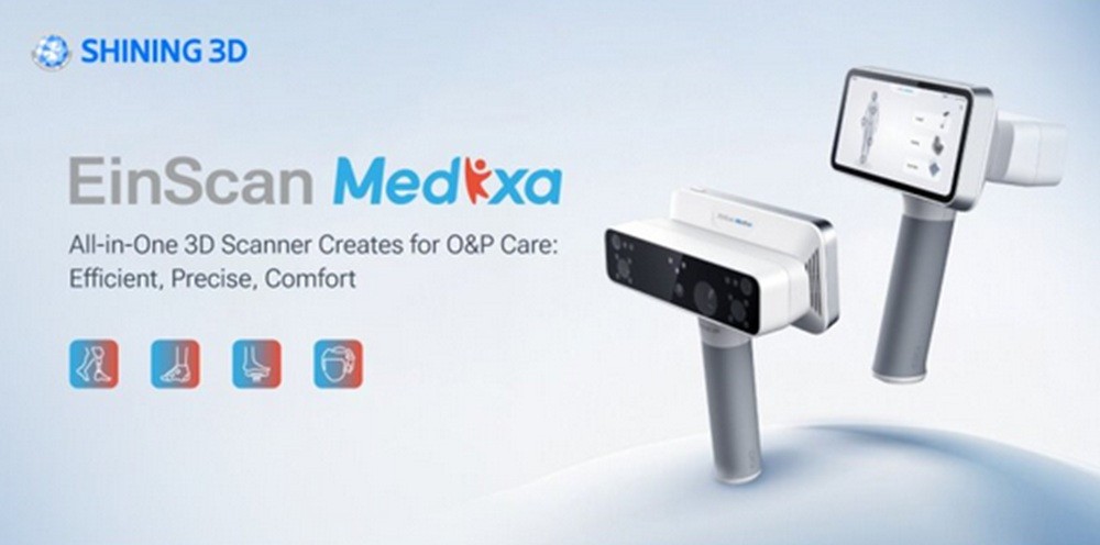 NEWEinScan Medixa Medical 3D Scanner Color Structured Light Orthotics Prosthetic