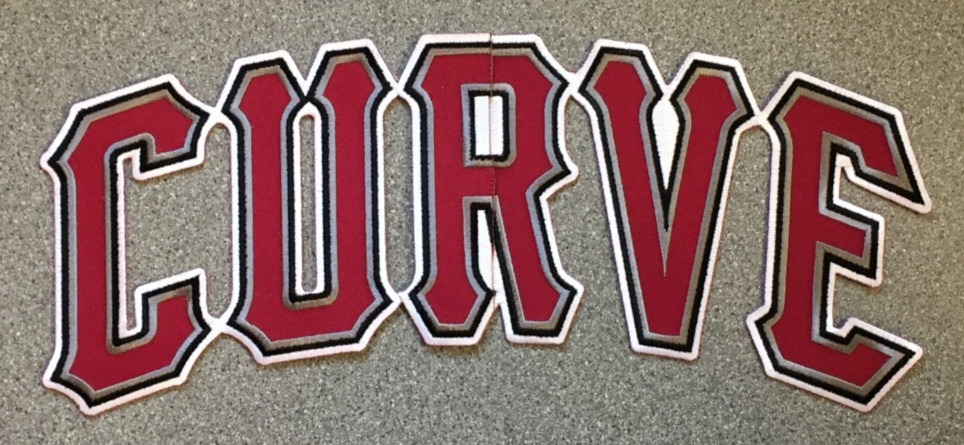2003-10 ALTOONA CURVE EASTERN MINOR LEAGUE BASEBALL HOME JERSEY PATCH SET OF 2