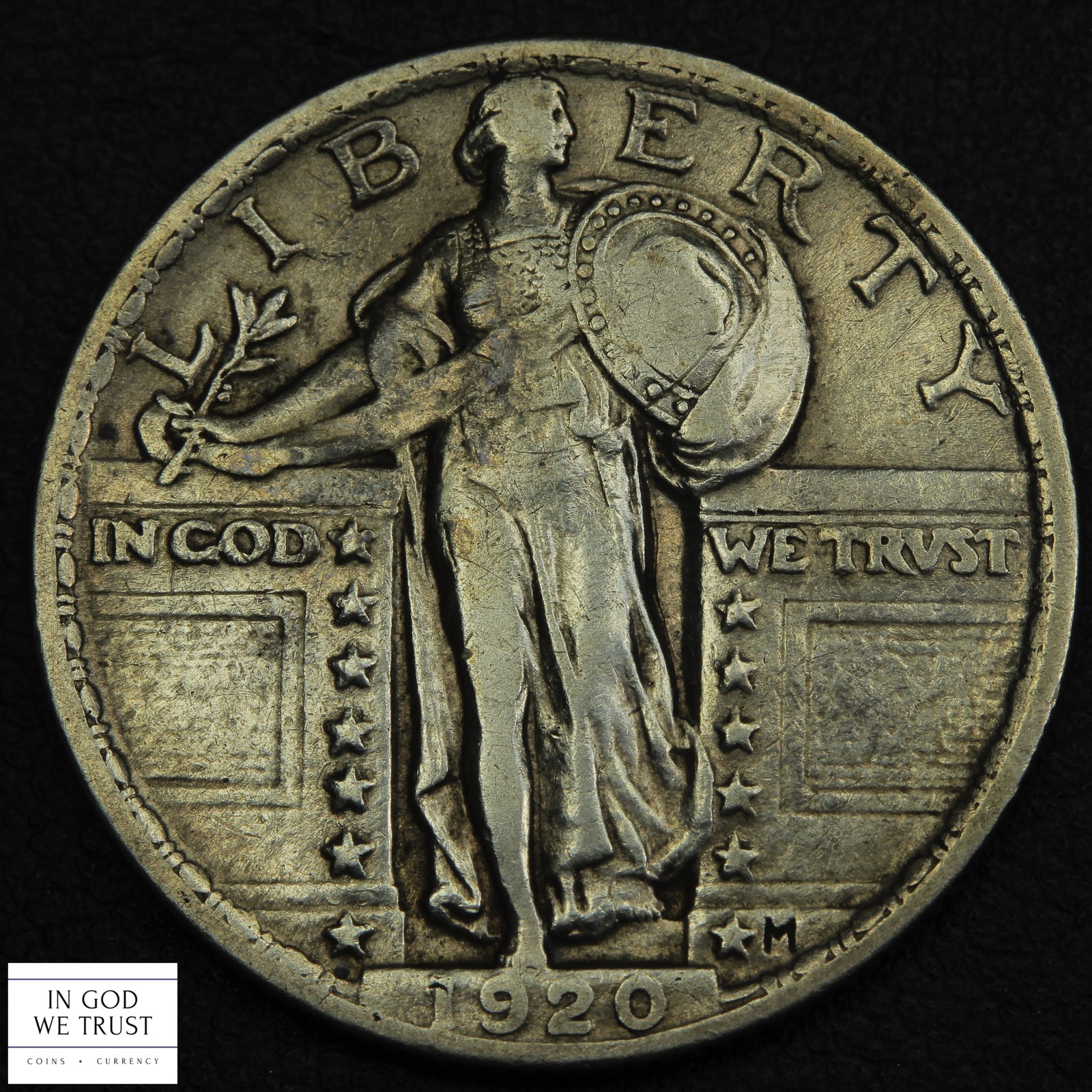 1920 Standing Liberty Silver Quarter 25C