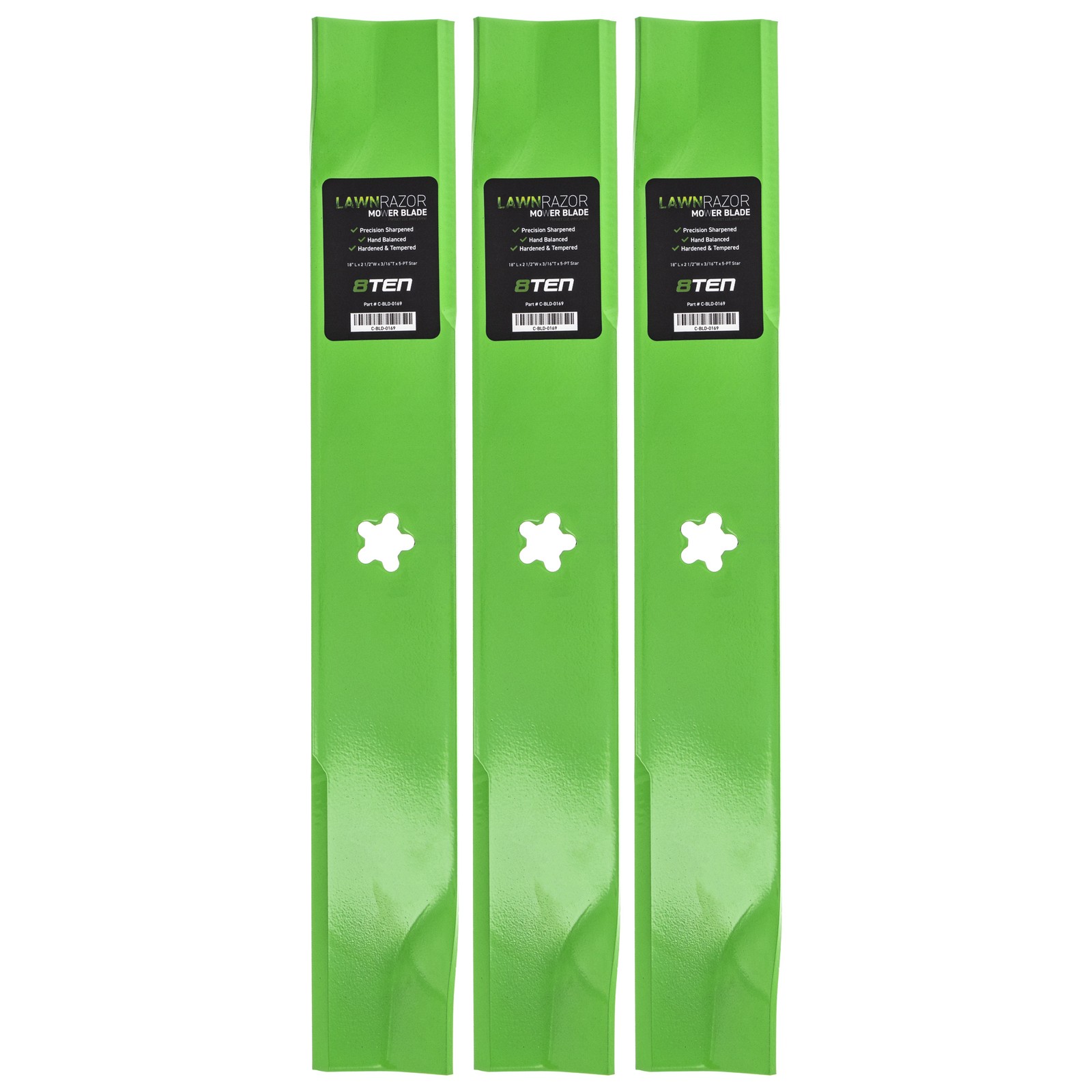 LawnRAZOR Blade Set for Husqvarna Dixon 539112079 510417801 539117911 High Lift