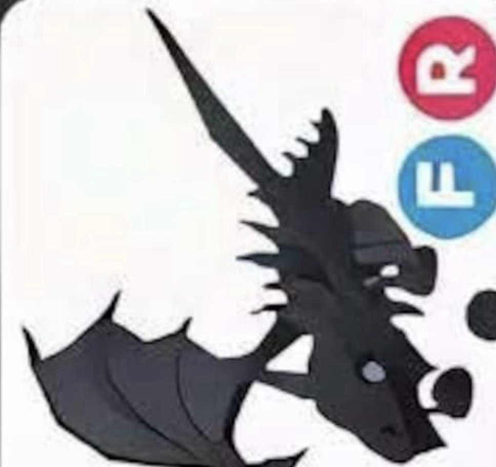 Adopt Me! Dragon Game Item/Asset - Fly Ride (Flyable, Rideable)