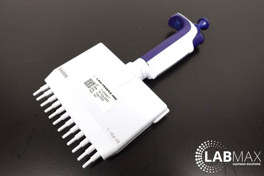 Rainin Pipet-Lite XLS L-10 / 0.5-10 uL / 12-Channel Pipette with WARRANTY