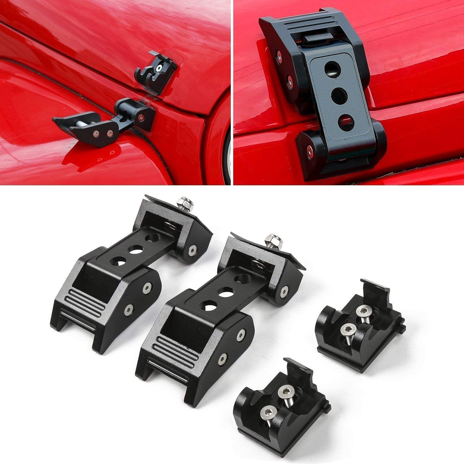 Hood Latch Locking Catch Buckle Fit Jeep Wrangler JK JL Unlimited 2007-2025