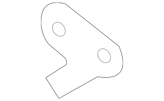 Genuine Land-Rover Lower Bracket Mount Bracket LR033050