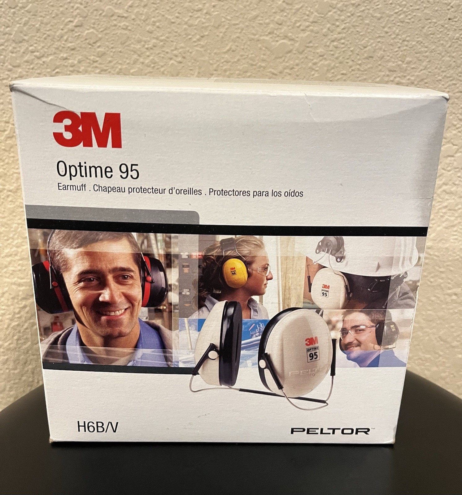 3M H6B/V PELTOR Optime 95 Cap Mount Ear Muffs Hard Hat Attachment NRR 23 🔥