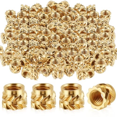 Pcs M3 Threaded Inserts Heat Set Inserts Brass 3D Printing M3 x D5 x L4 300