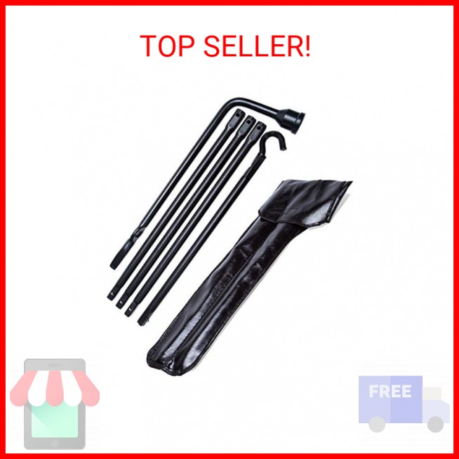 LECWOF Spare Tire Lug Wrench Tool Kit Replacement with Bag Fit for 2002-2015 Dod