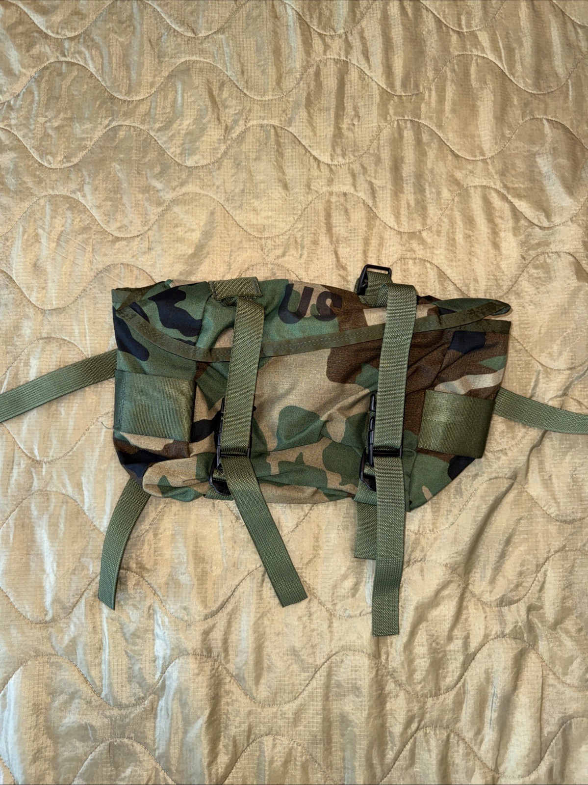 US Military Issue USGI 3-Day Field Pack Buttpack M81 Woodland Camouflage