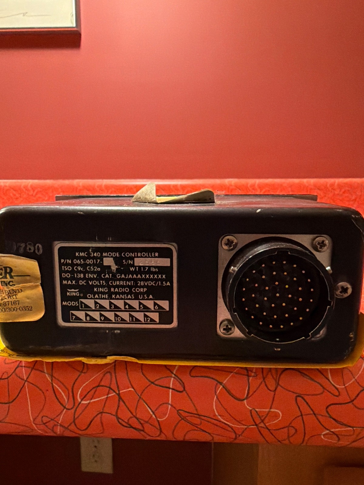 King KMC 340 Mode Controller autopilot removed in working condition