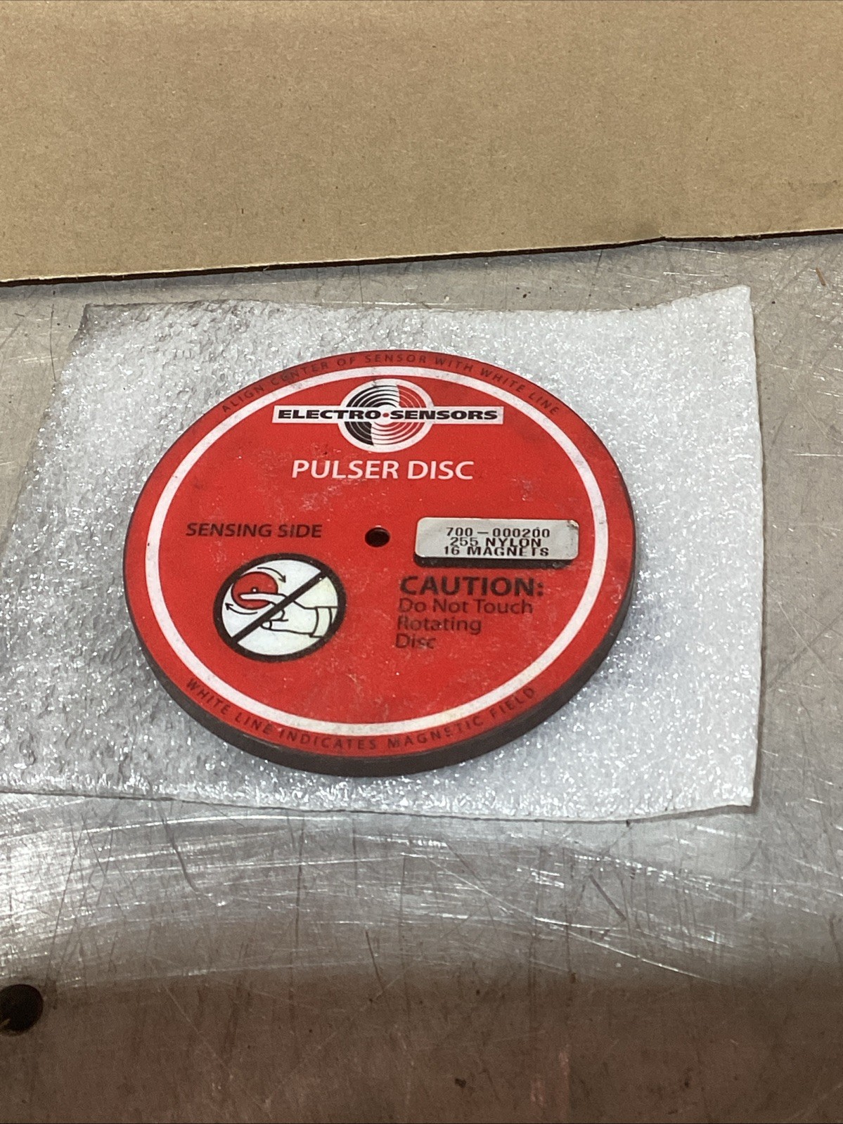 ELECTRO SENSORS 700-000200 Pulser Disc NOS
