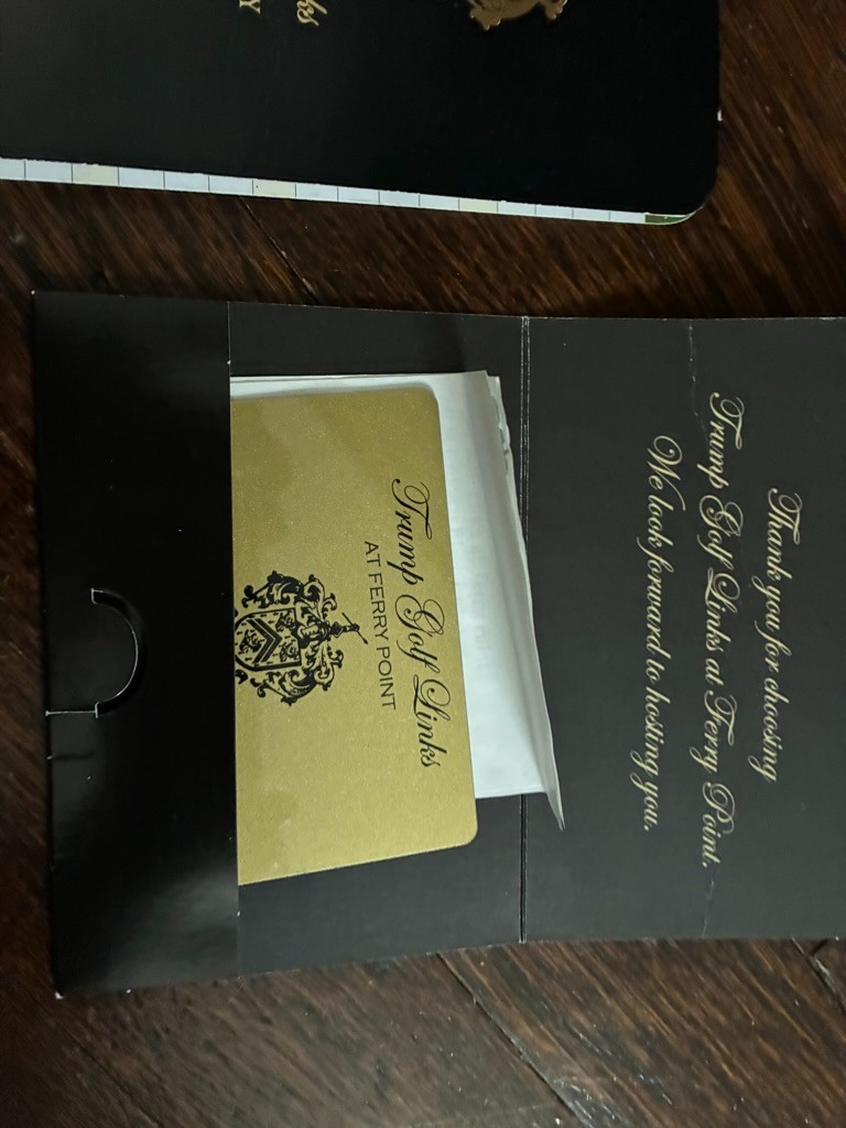 trump golf links gift card
