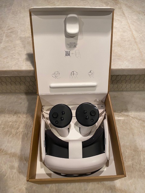Meta Quest 3 Complete In Box 512GB VR Headset Bundle w/ Comfort strap
