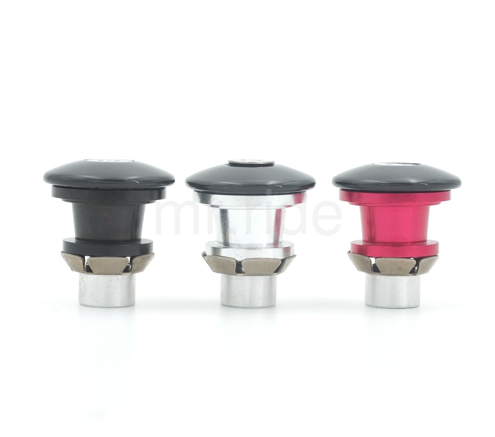 mr-ride Fork Steerer compressor/Expander plug W/ carbon Top Cap 1 1/8" Red