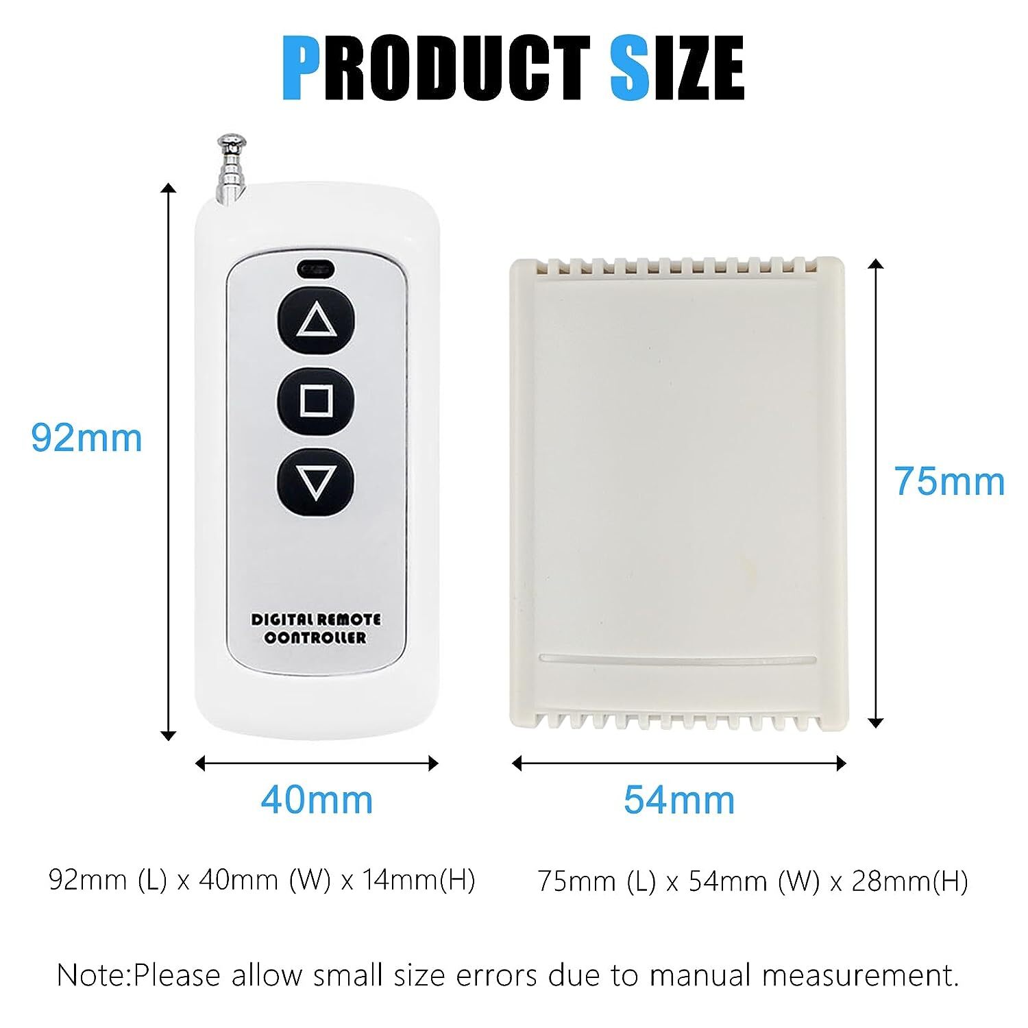 Wireless Remote Control for Linear Actuator Forward Reverse 12V 24V Switchable