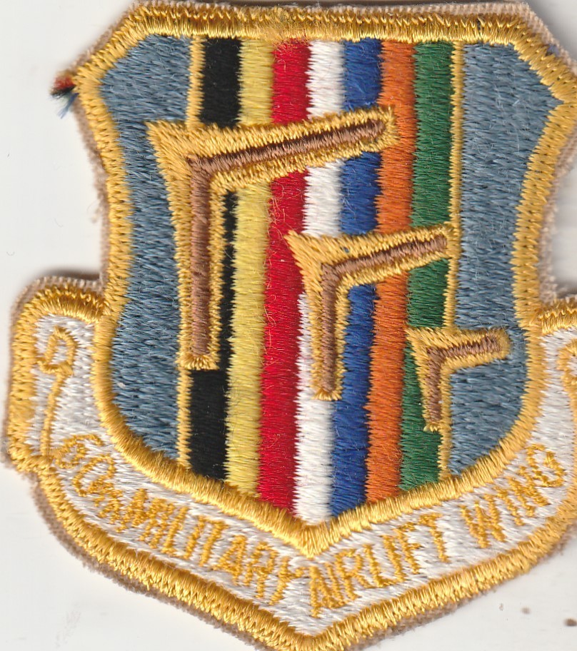USAF AIR FORCE 60th MILITARY AIRLIFT WING Travis AFB California patch - 1