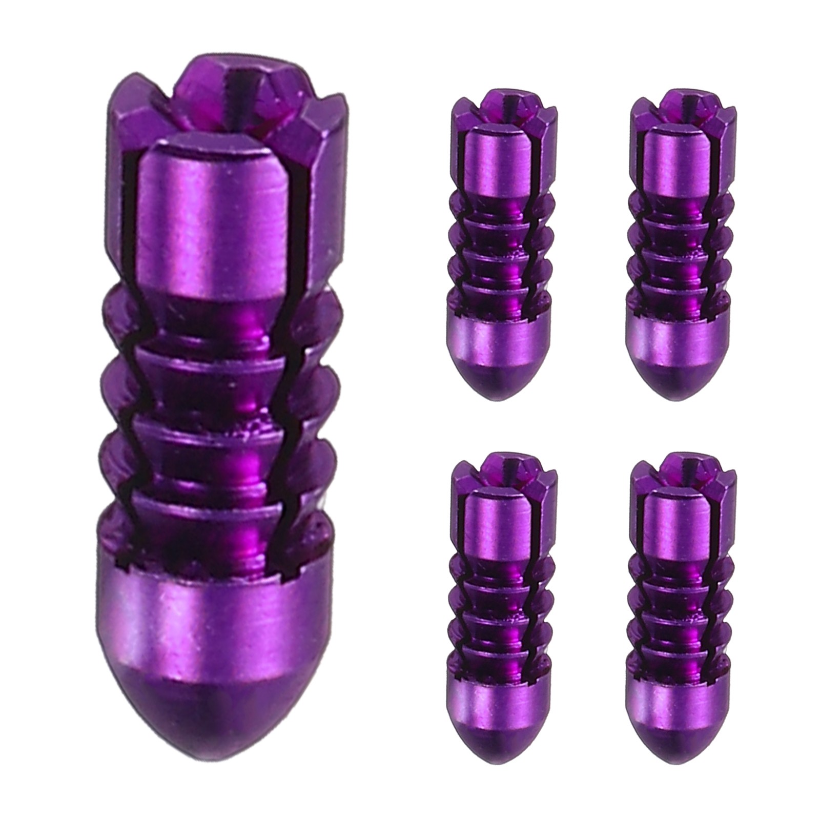 5 Pcs Dart Flight Protectors Fixed 90 Degrees Wing Savers Protects, Purple