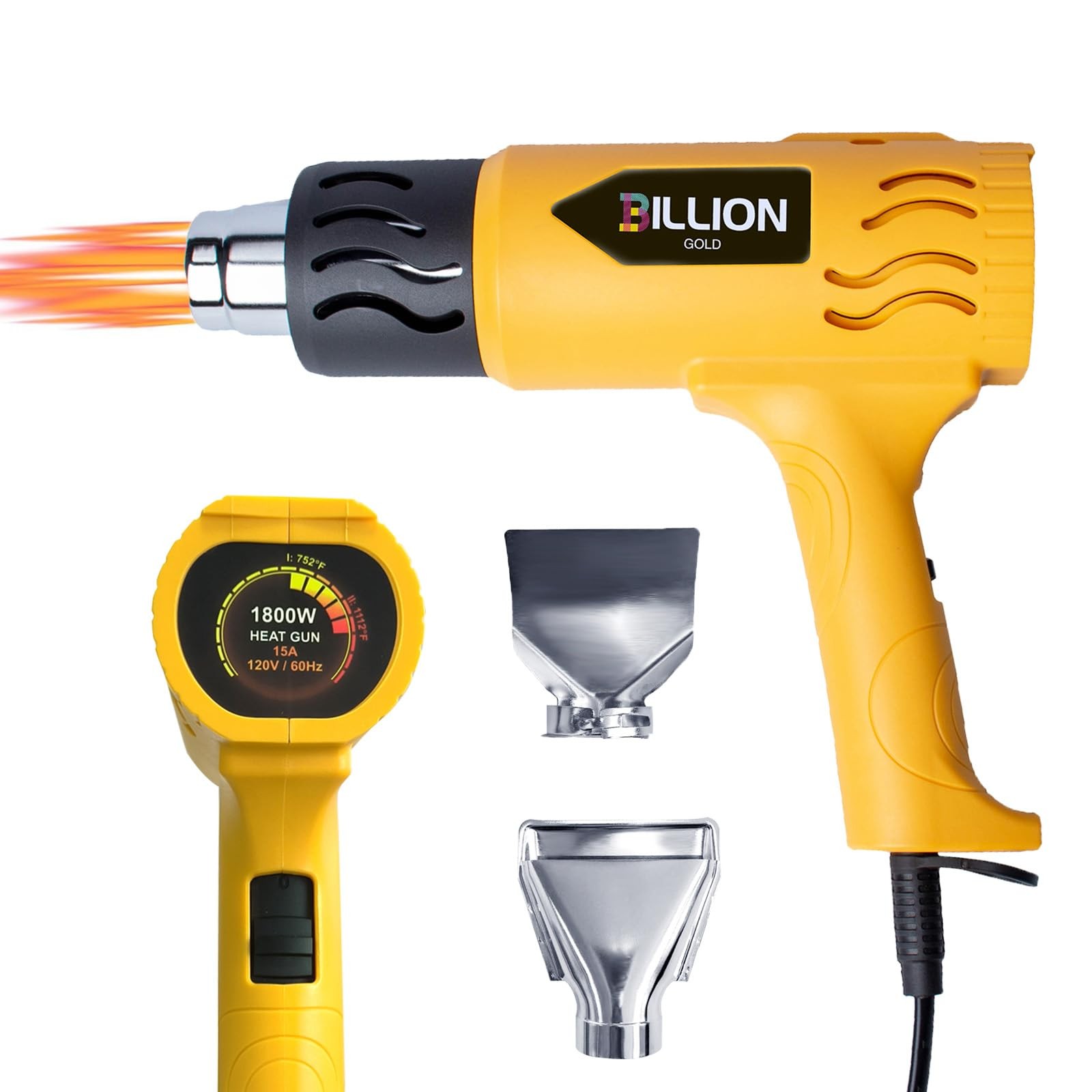 Heat Gun 1800w Hot Air Gun 752โ1112โ With 2 Temperature Setting Heat Gun For