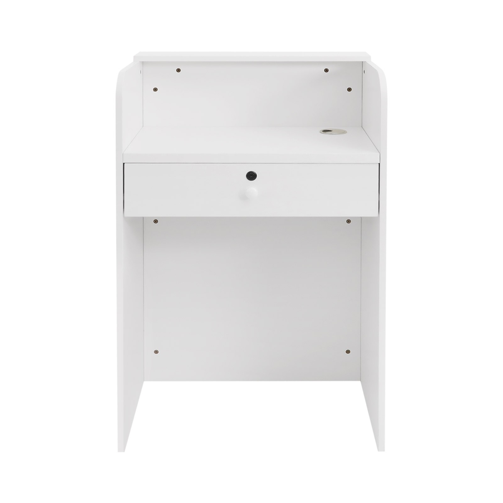Modern Reception Desk For Checkout Reception Counter With A Lockable Drawer