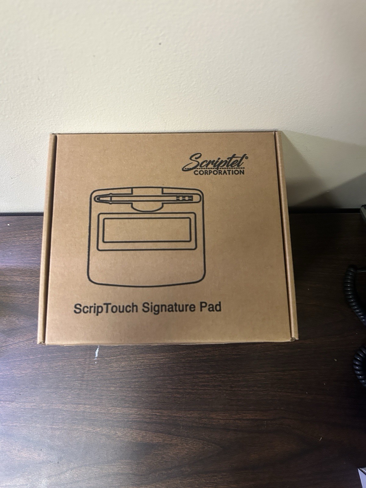 Scriptel ST1580-6FT Signature Capture Pad 1x5 LCD Backlit Proscript