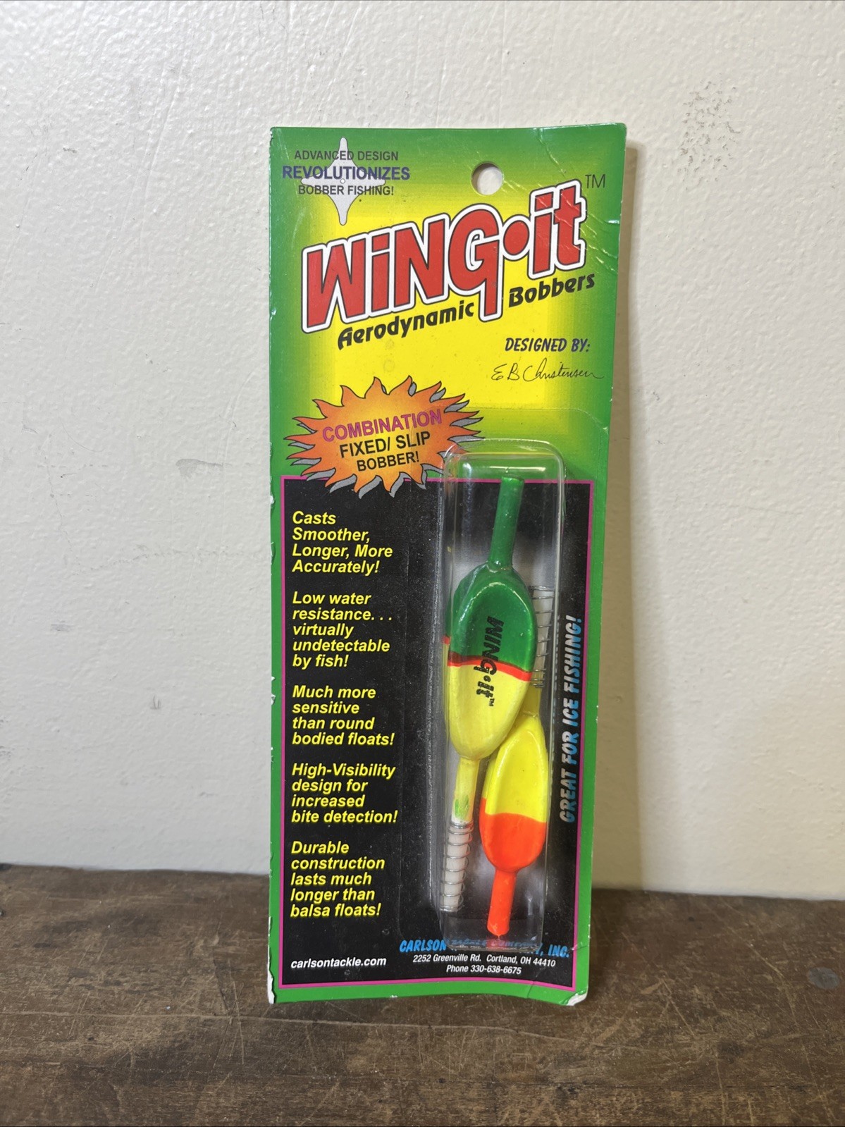 Wing-It Aerodynamic Bobbers Combination Fixed/Slip Bobbers (New)