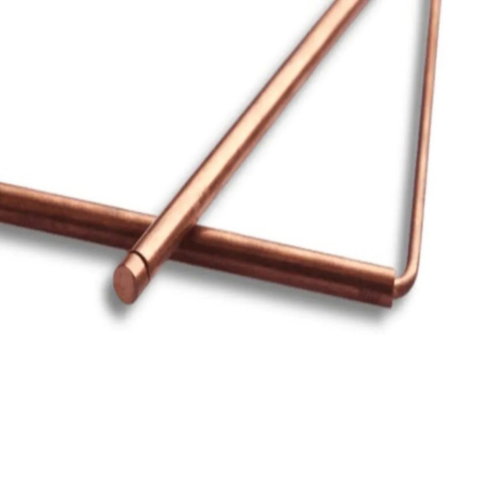 Set of Two Copper Metal Detector Rods for Water and Treasure Discovery