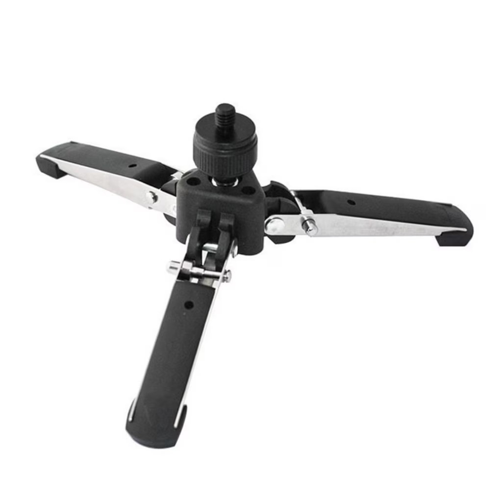 Mini Monopod Tripod Support Feet Stand Base 1/4" Screw For Camera DSLR GoPro