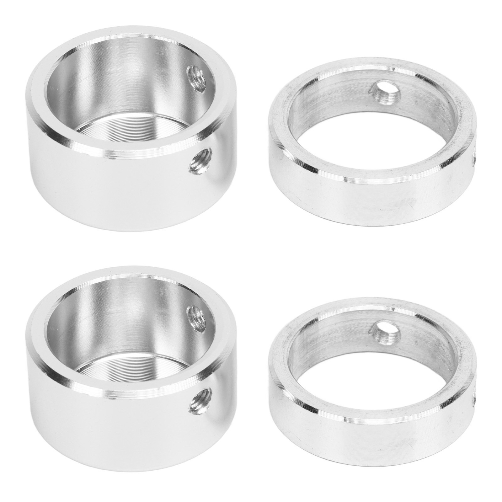 2Set Fitness Equipment Handle End Cover Aluminum Alloy End Cover 1 Inch Fitness