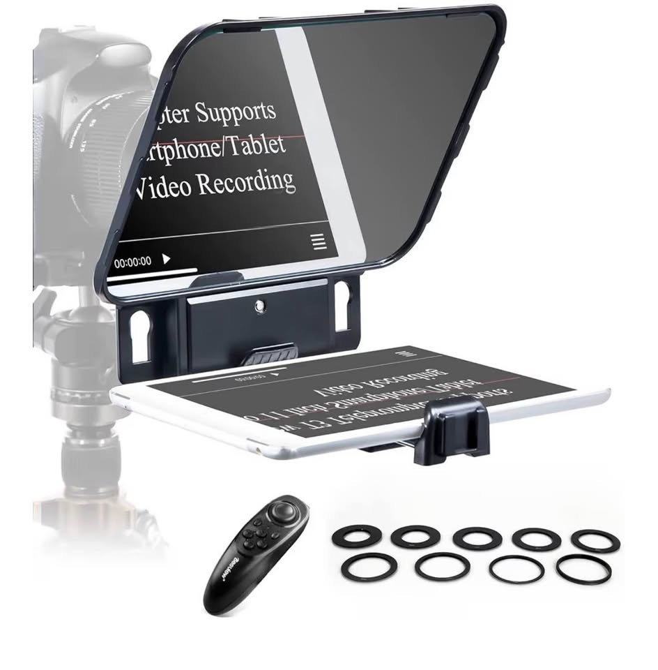 Desview T3 Teleprompter Teleprompter with Remote Control Work with iPad/Tablet/S