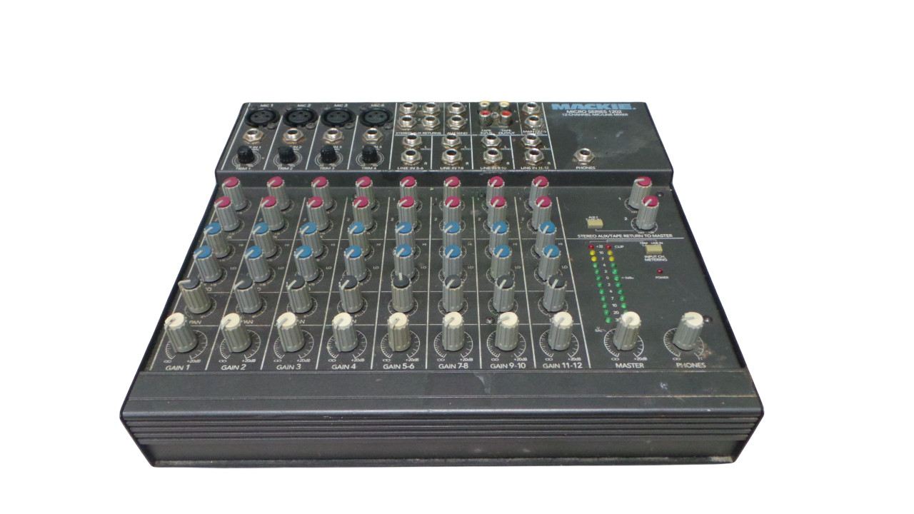 Mackie Micro Series 1202 12-Channel Mic/Line Compact Mixer - Free shipping