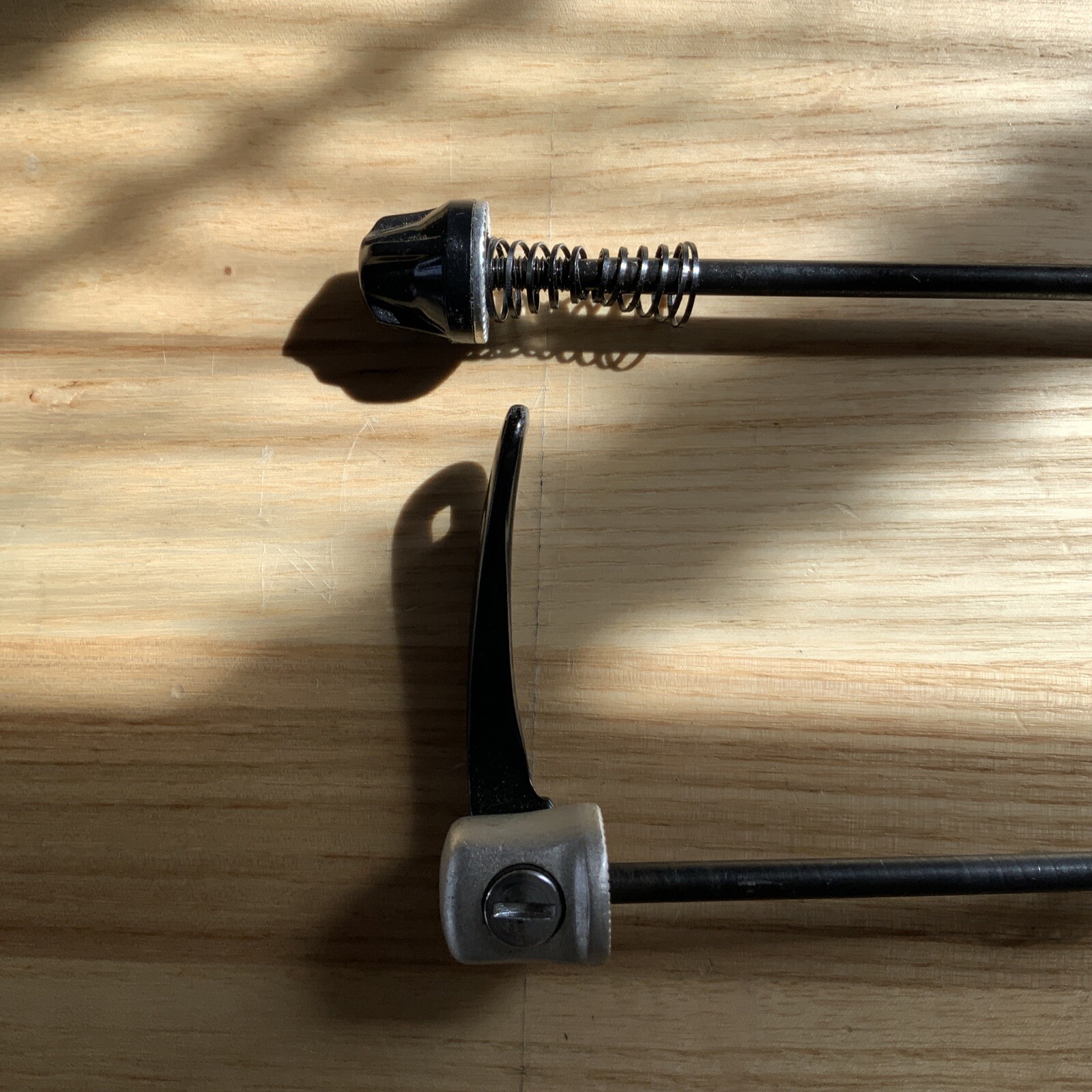 Vintage Shimano Skewer Set MTB Quick Release Black