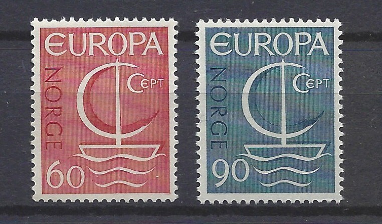 Norway 1966 Europe MNH  NK581-82