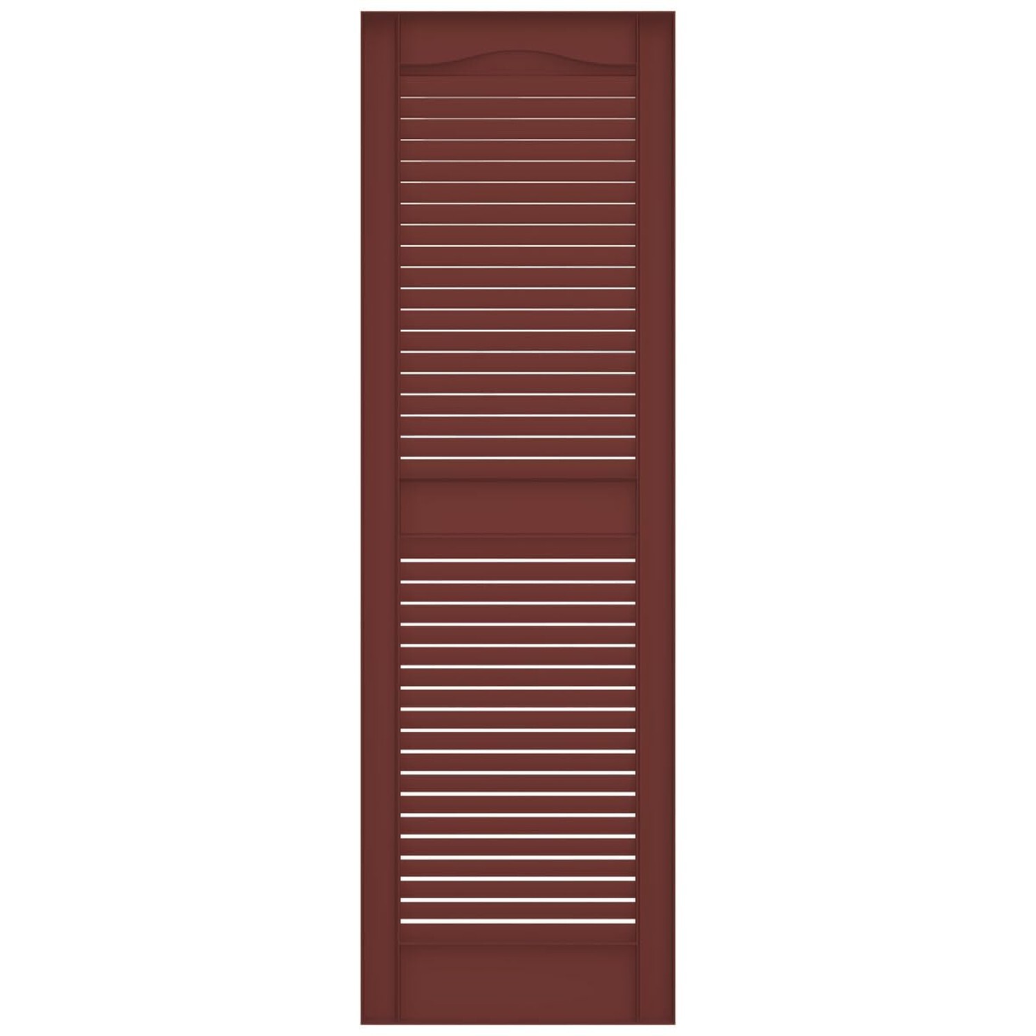 Ekena Millwork Lifetime Vinyl LL1S12X06400RD Standard Cathedral Top Center Mu...