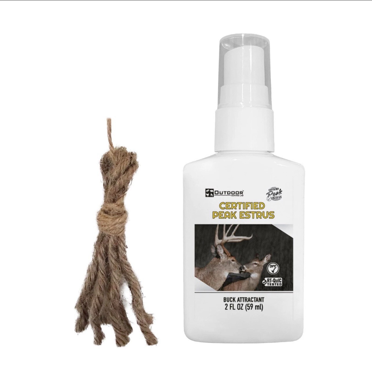 Certified Peak Doe Estrus Spray | Doe in Heat Urine for Hunting | Whitetail Dee