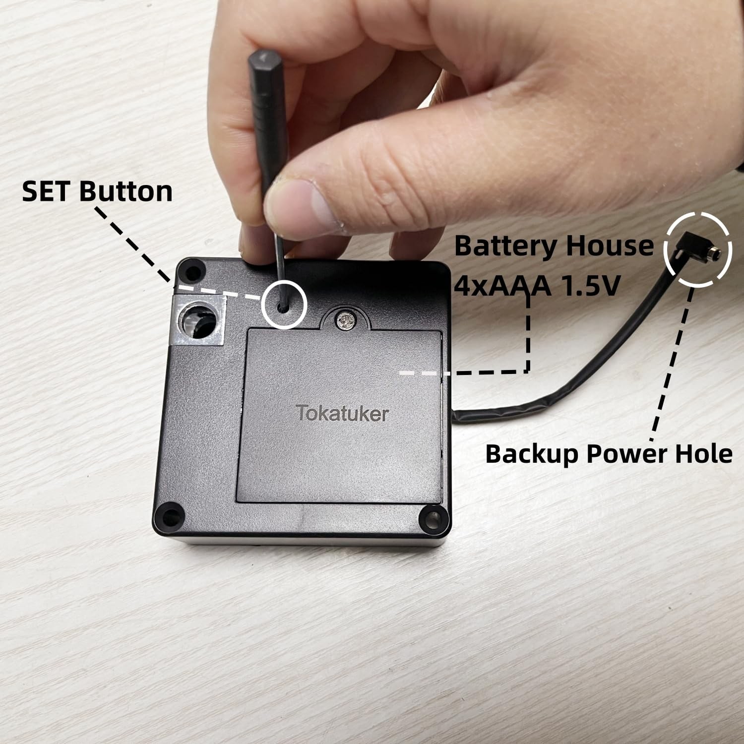 Tokatuker Invisible Cabinet Lock, Hidden Nfc Lock Diy Rfid Latch With