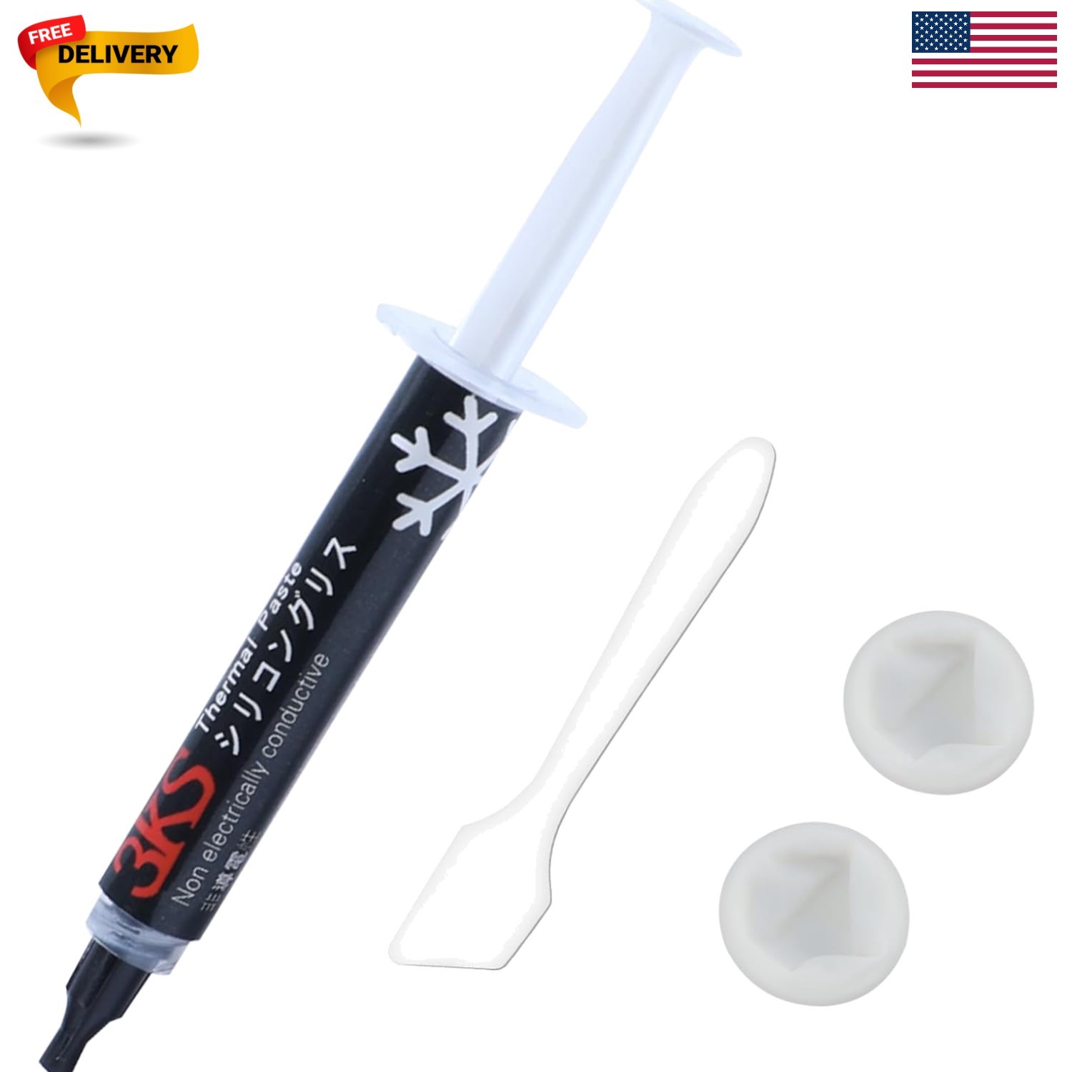 Thermal Paste CPU 2g, 16W Thermal Compound Tape Tool, Pasta Termica para Proc...