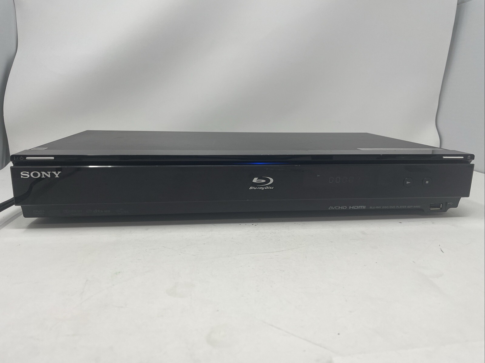 Sony BDP-N460 Blu-Ray SMART Player 1080P HDMI Manual Box TESTED No Remote Sorry