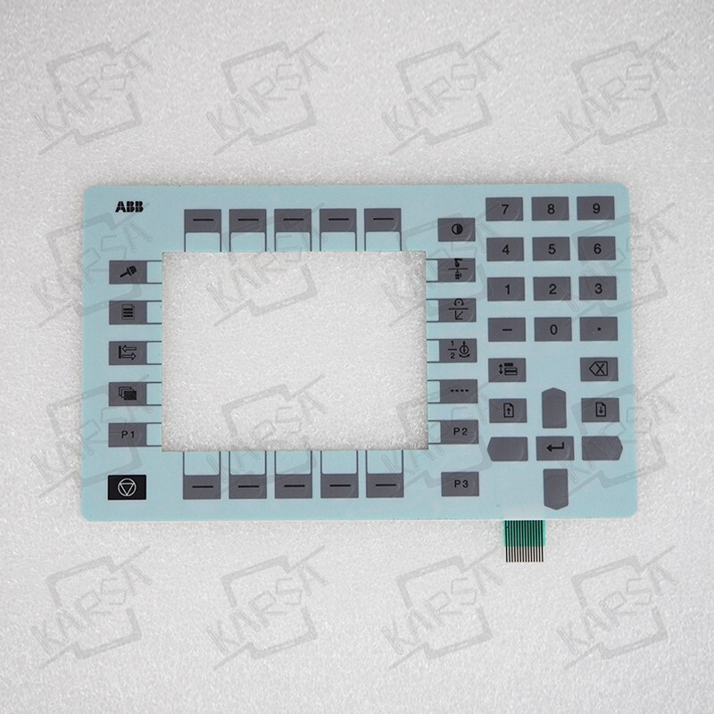 Membrane Keypad Replacement for ABB 3HNM05345-1 3HNE00313-1 Teach Pendant