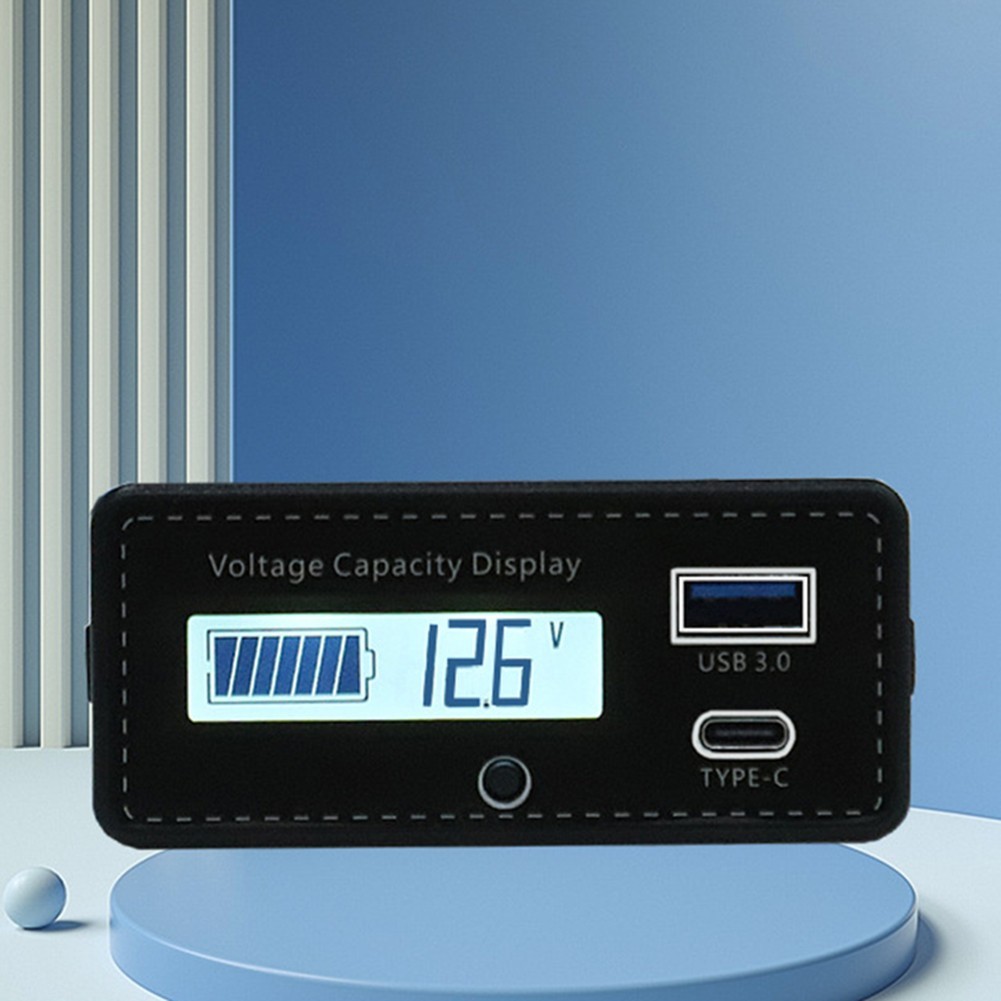 Battery Indicator Voltmeter 8 to 30V with and for Electronic DIY