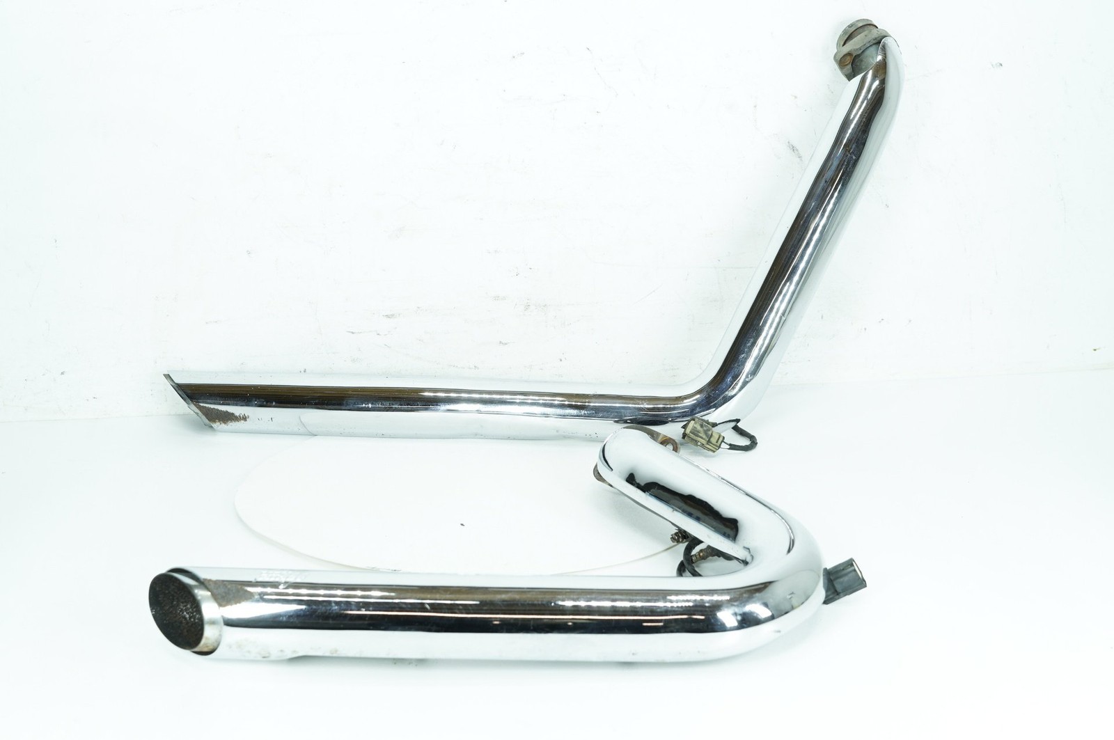 12 Harley Dyna Super Glide Custom Exhaust Header Pipes Vance Hines *NO Bracket*